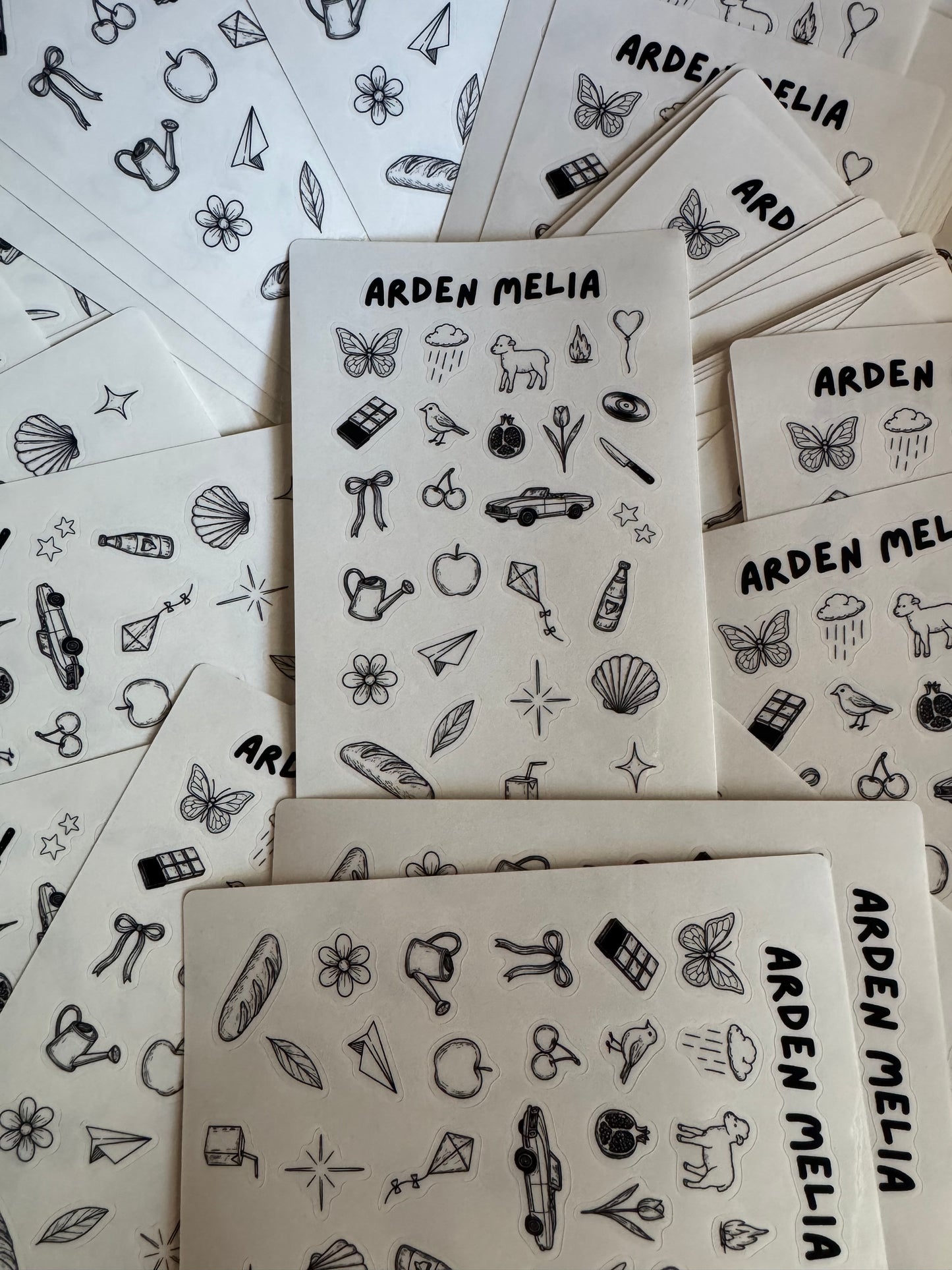 One Year Celebration Sticker Sheet